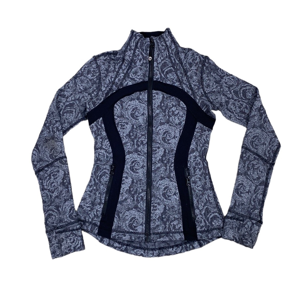 lululemon athletica Define Jacket Brushed Herringbone Rose Black Grey th…